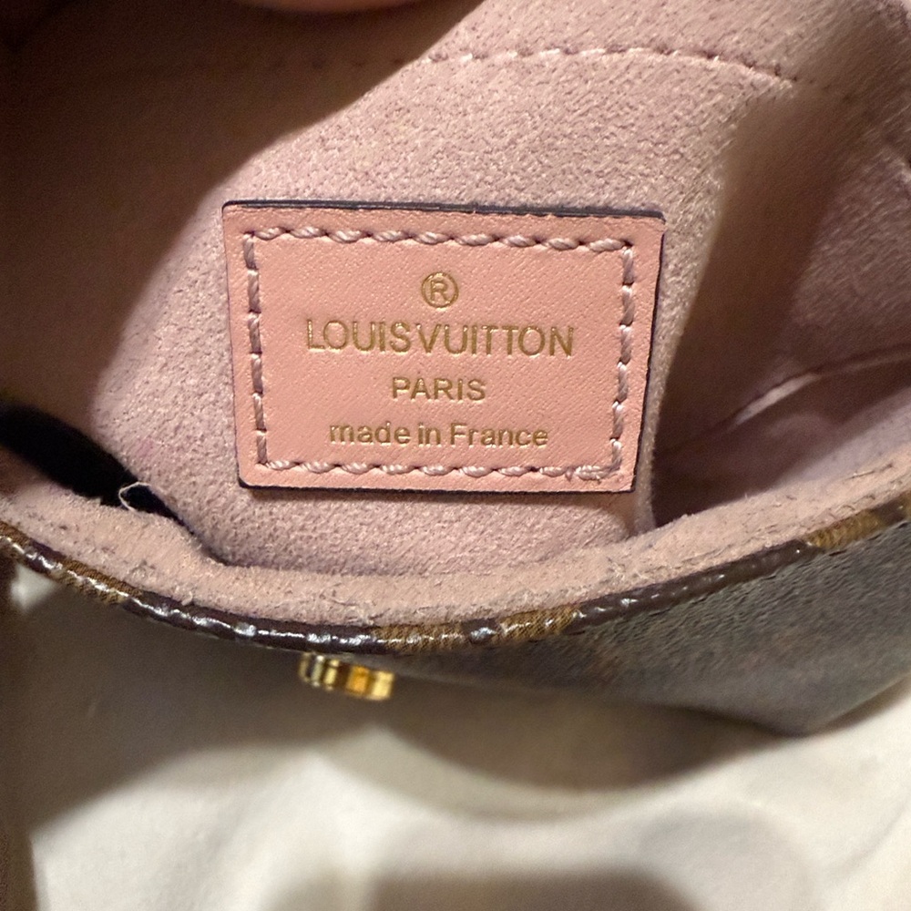 Louis Vuitton Pink and Brown Mini Bag - Picture 9 of 14